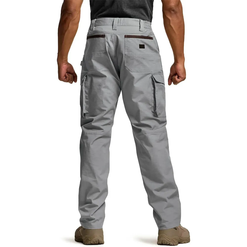 Men's Ripstop Work Pants,Water Resistant Outdoor Tactical Pants