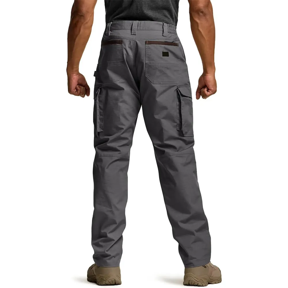 Men's Ripstop Work Pants,Water Resistant Outdoor Tactical Pants