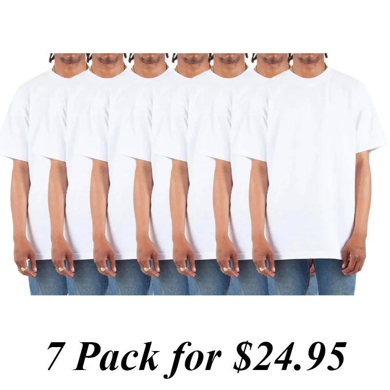 7PACK-Mens Casual Button Down Shirt