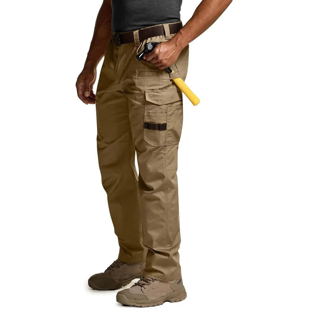 Men's Ripstop Work Pants,Water Resistant Outdoor Tactical Pants