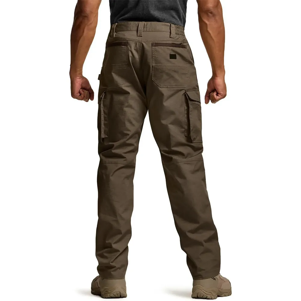 Men's Ripstop Work Pants,Water Resistant Outdoor Tactical Pants