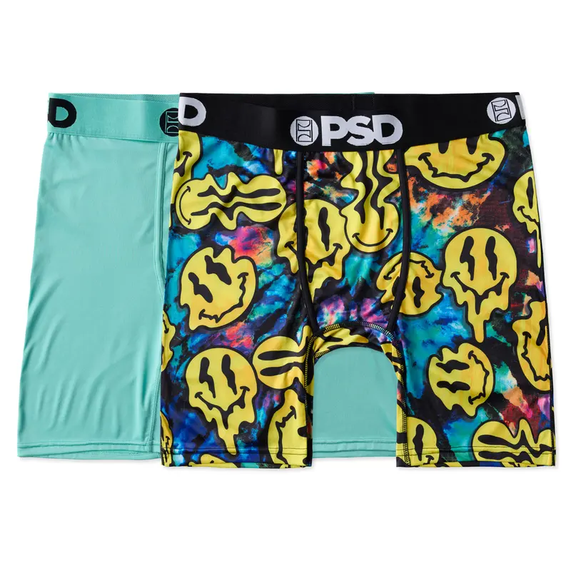 PSD Men's Mystery Boxer Brief 6-Pack Bundle Standard Length 7 Inch Inseam