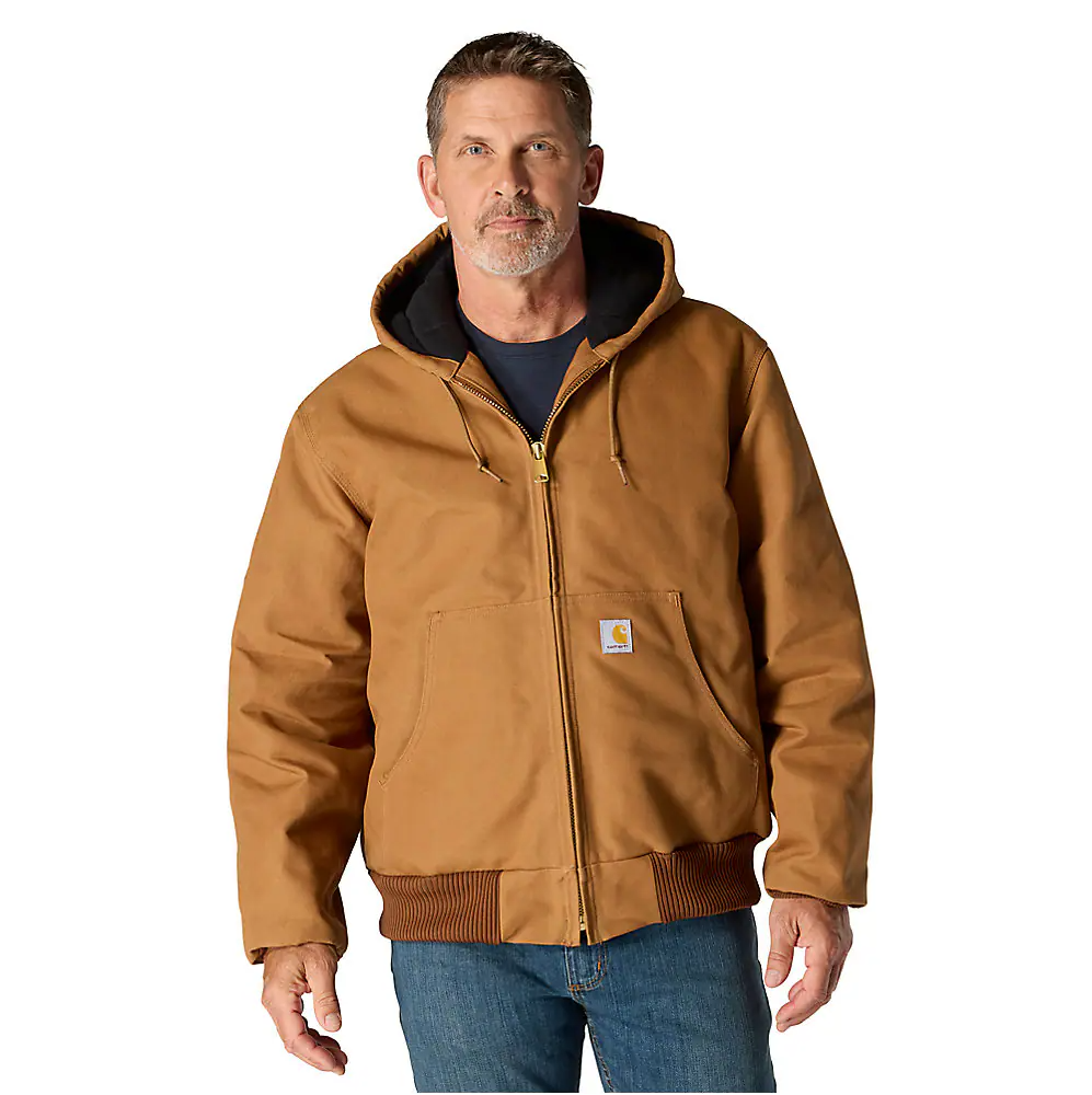 Flannel-Lined Active Jac J140 - Loose Fit - Firm Duck - 3 Warmest Rating
