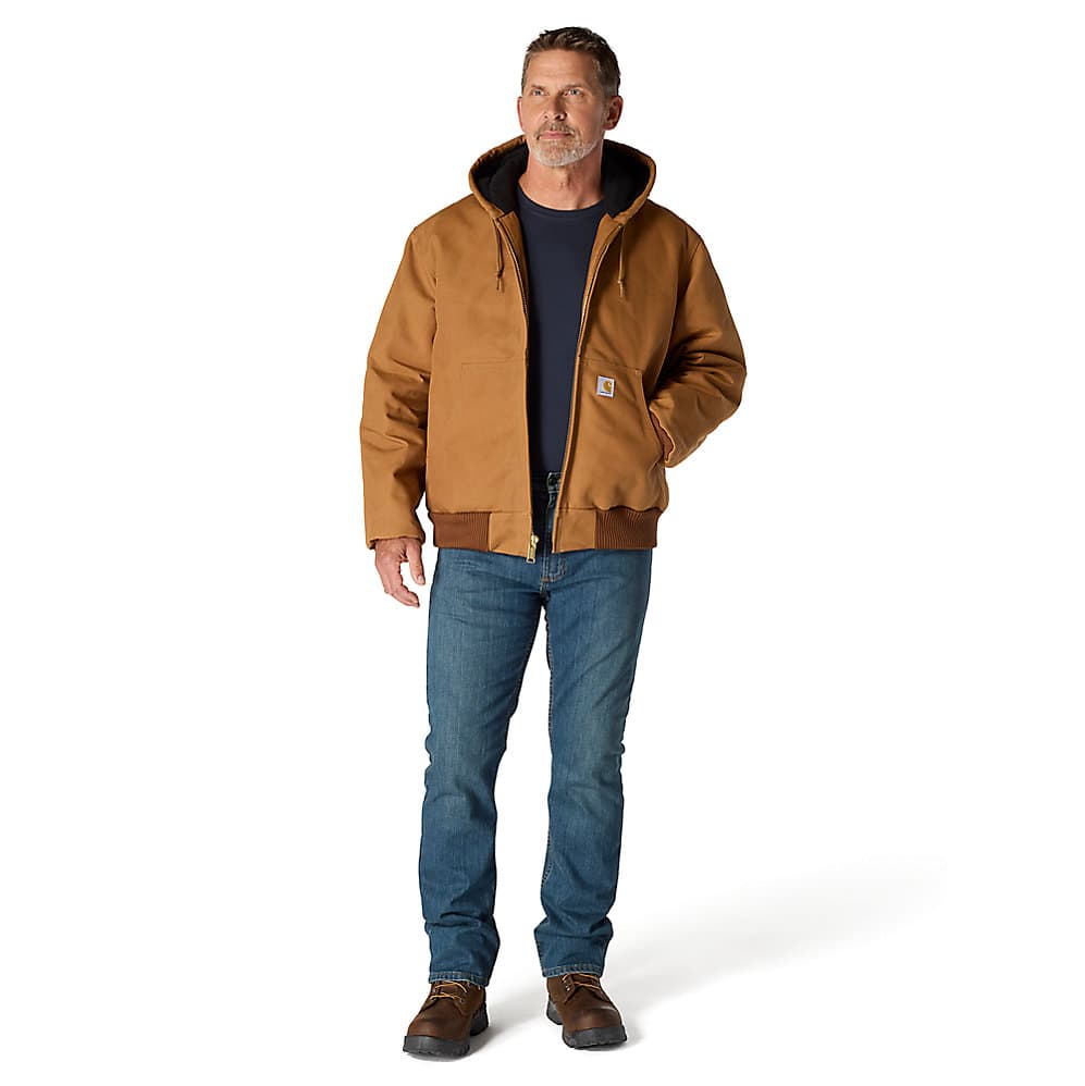 Flannel-Lined Active Jac J140 - Loose Fit - Firm Duck - 3 Warmest Rating