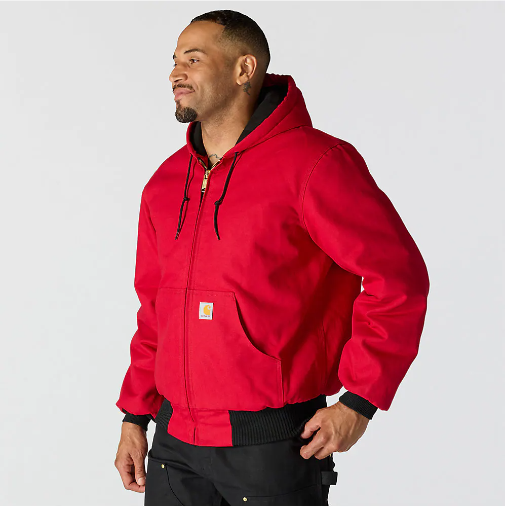 Flannel-Lined Active Jac J140 - Loose Fit - Firm Duck - 3 Warmest Rating