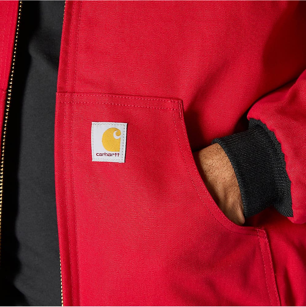 Flannel-Lined Active Jac J140 - Loose Fit - Firm Duck - 3 Warmest Rating