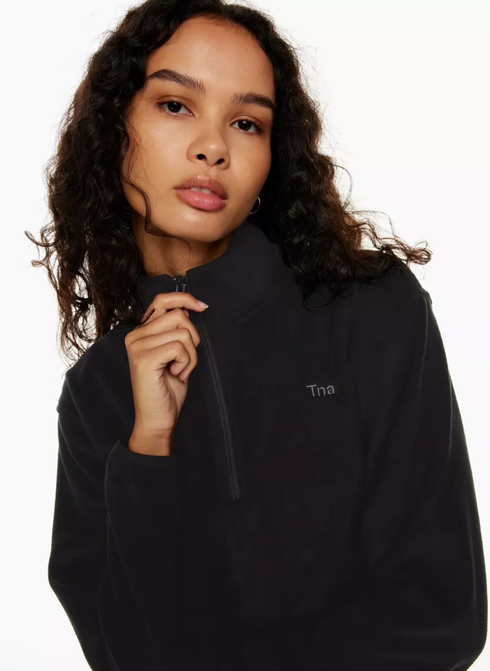 sno polar 1⁄4 zip hip sweater