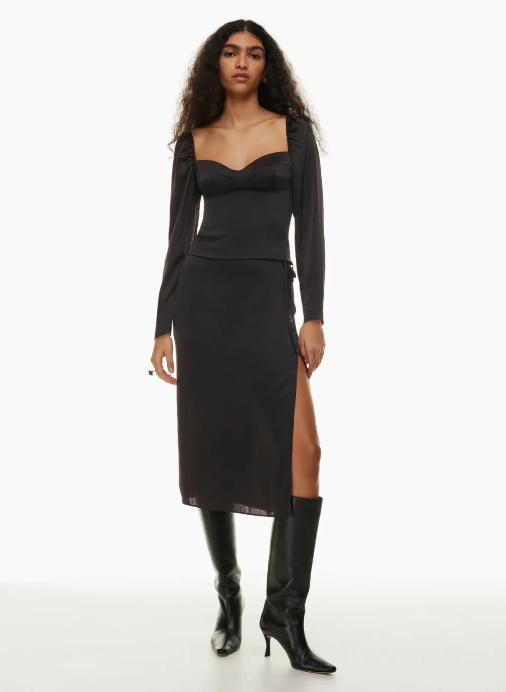 new novella satin blouse