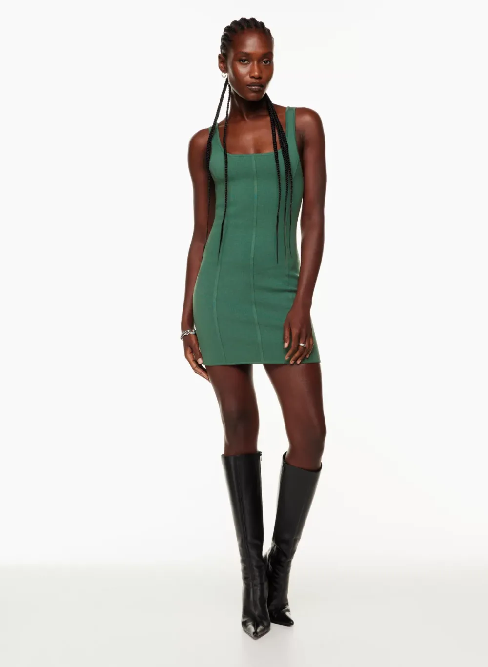 sculpt knit bustier dress