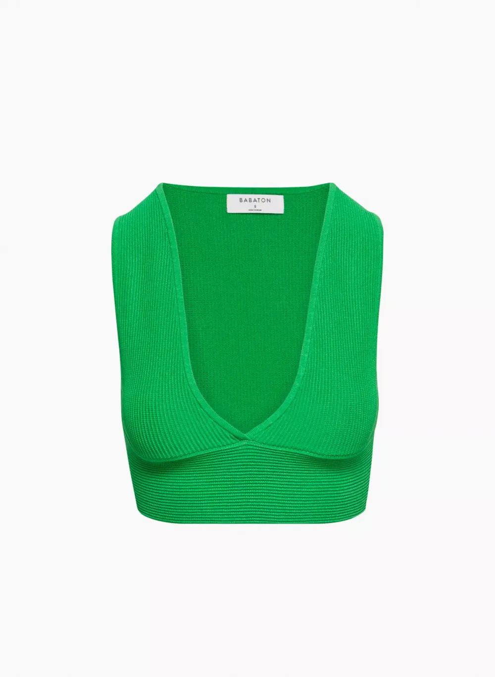 sculpt knit deep v tank