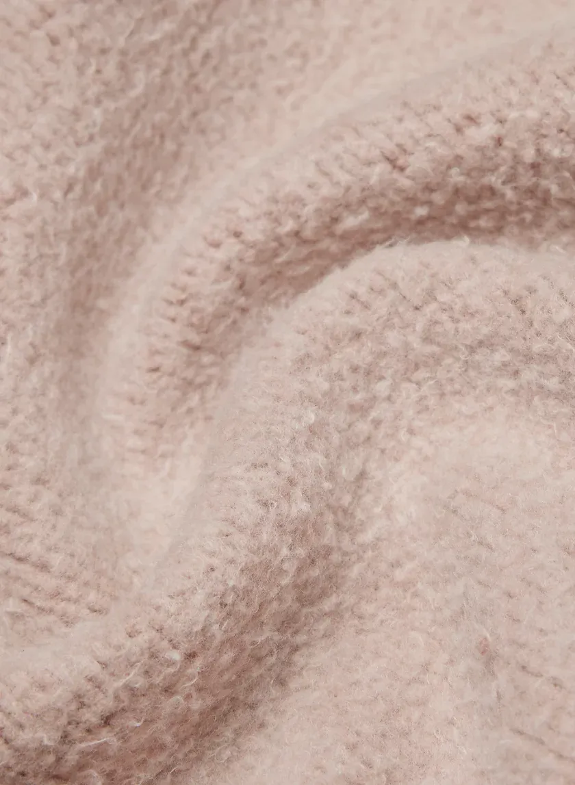 bubble fleece boyfriend zip hoodie