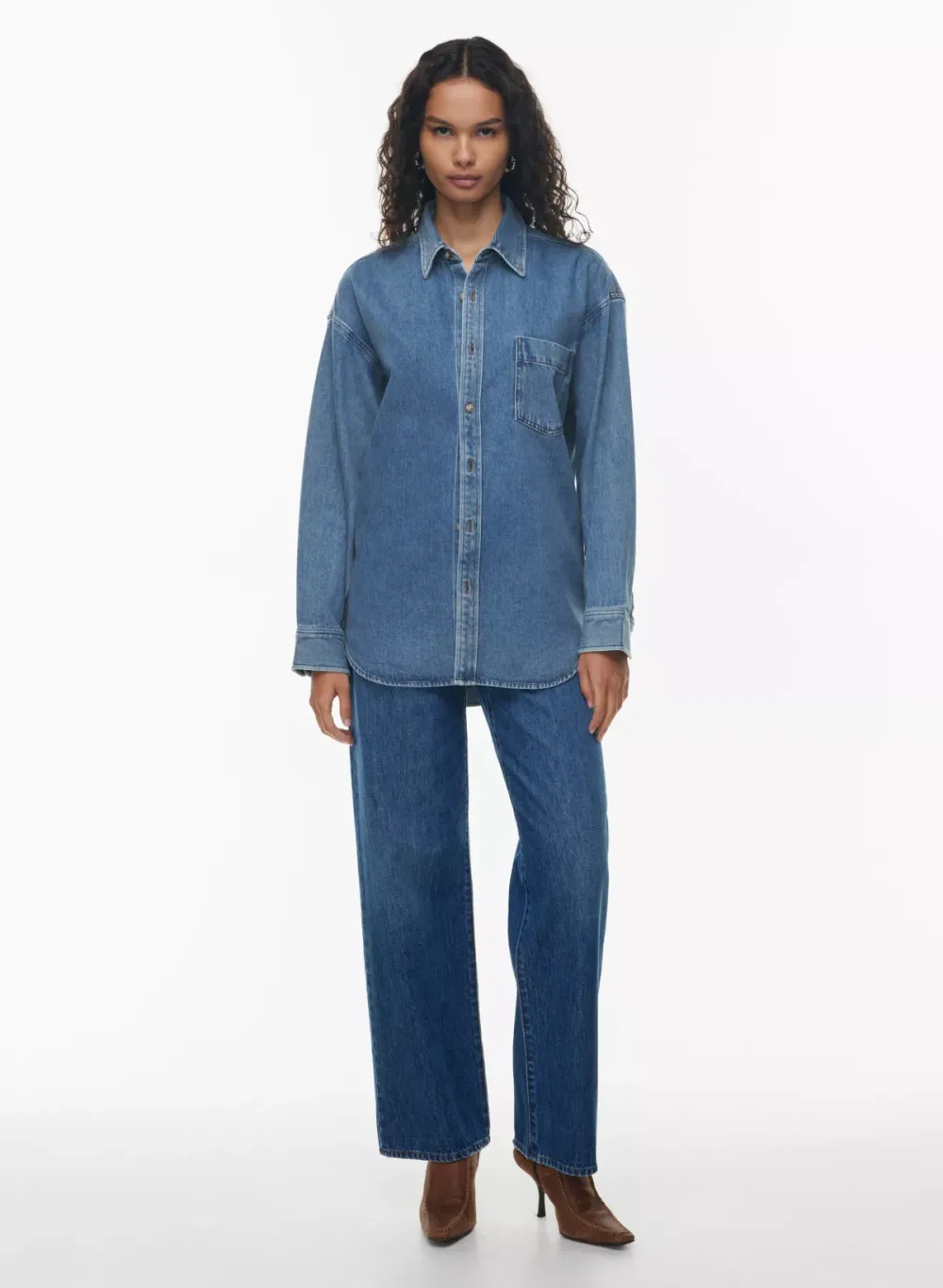 the '80s comfy denim shirt