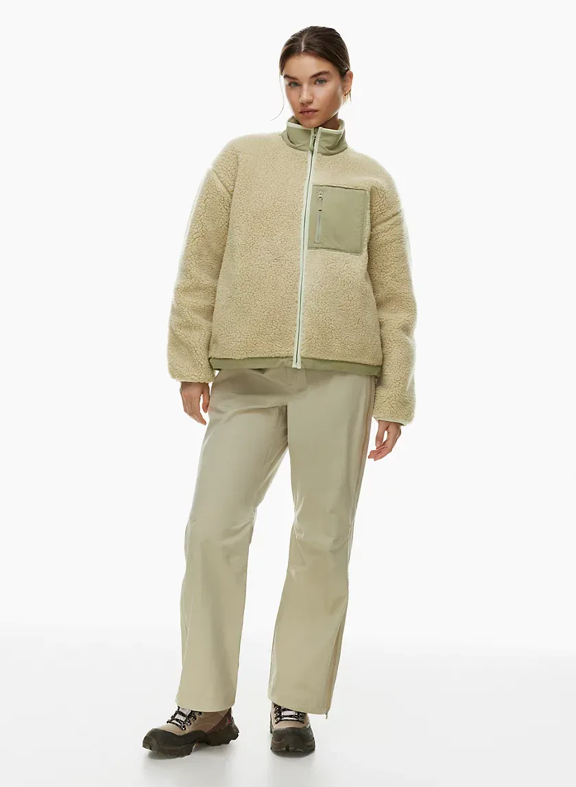 snoblock polar shred mockneck jacket