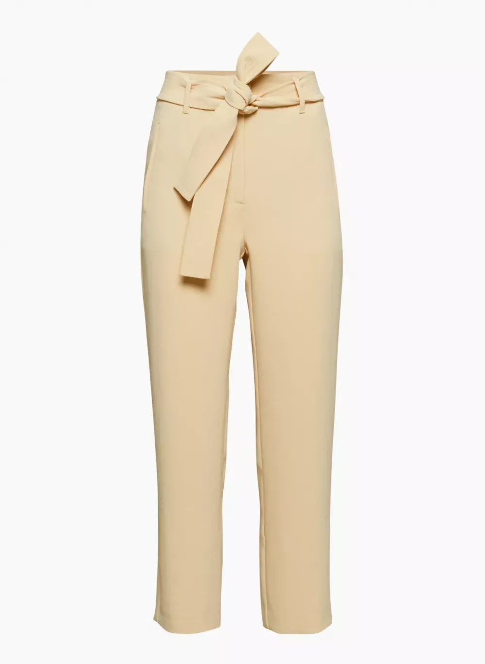 tie-front pant