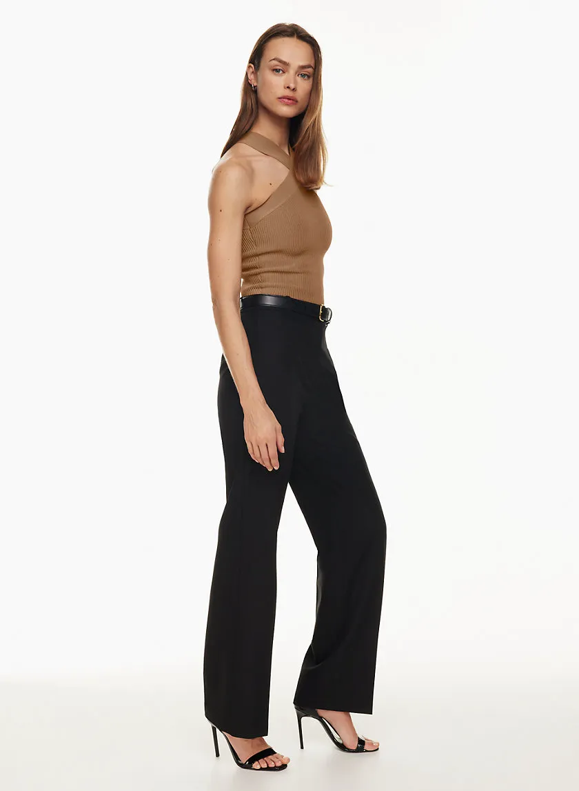 sculpt knit criss cross tank