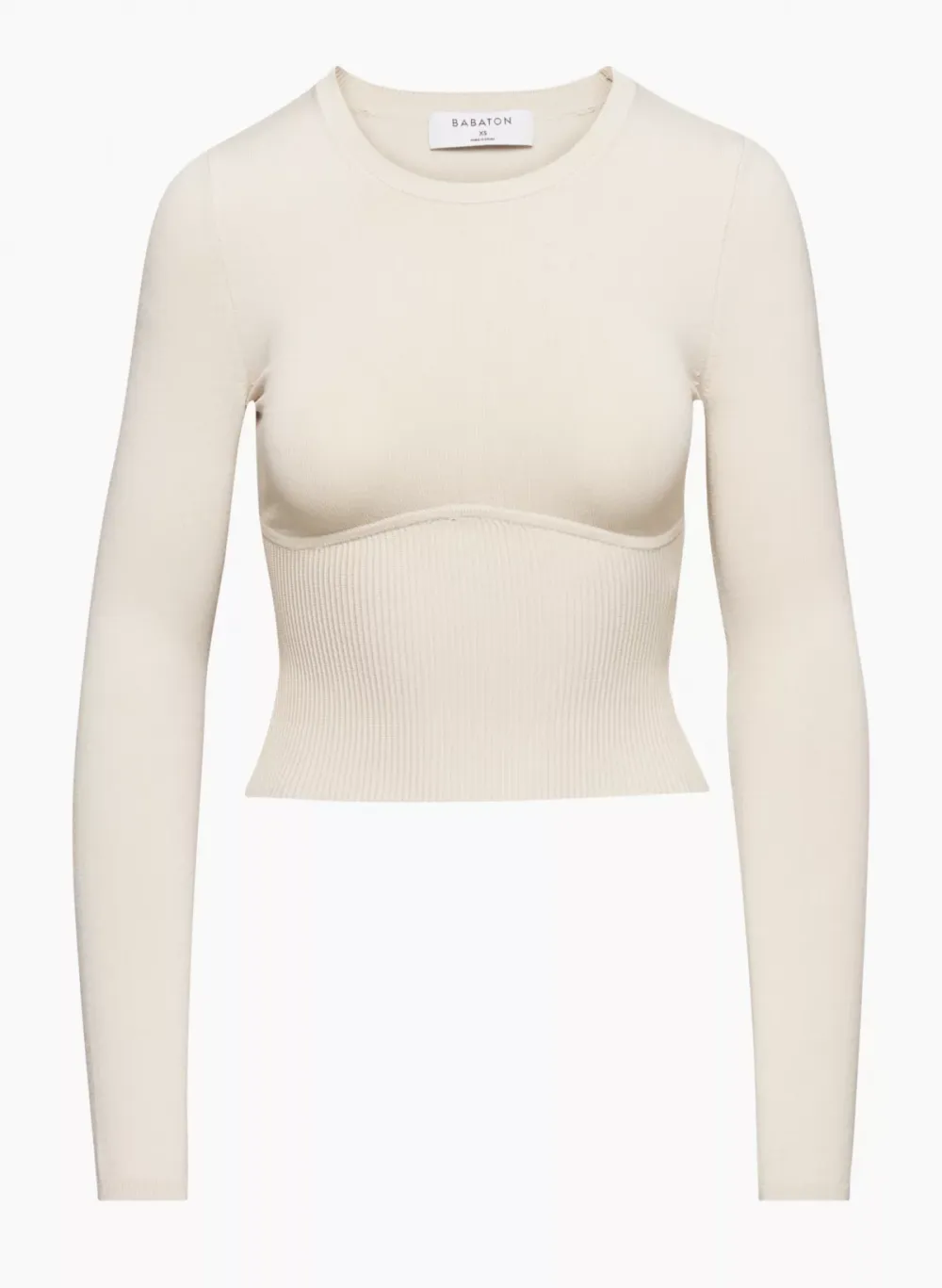 sculpt knit empire longsleeve