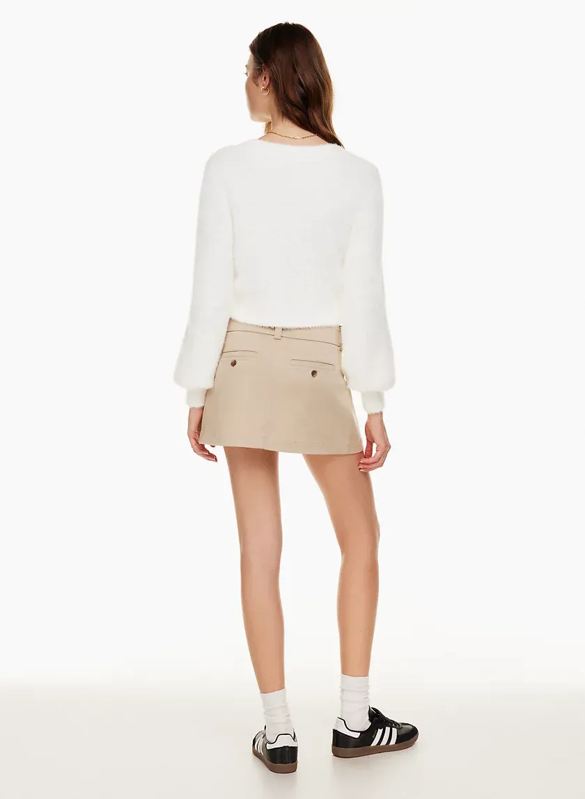 kitten v-neck sweater