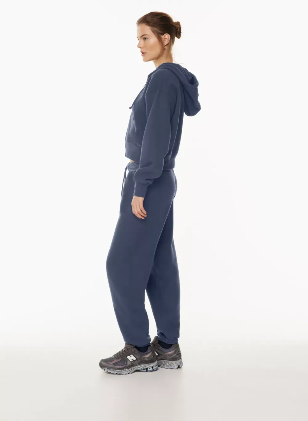 cozy fleece boyfriend boxy zip hoodie