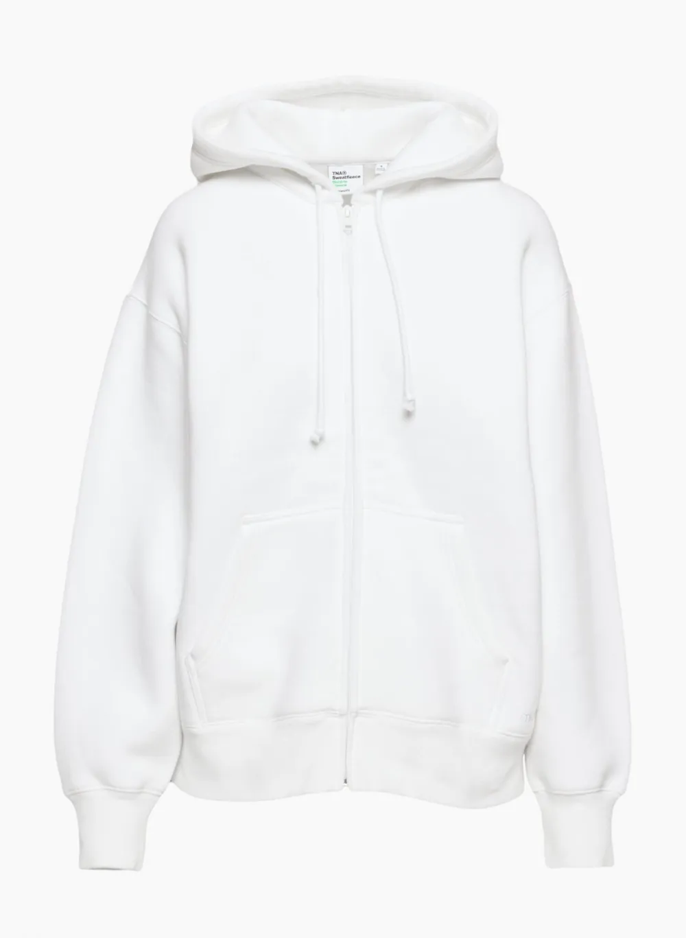 bubble fleece boyfriend zip hoodie