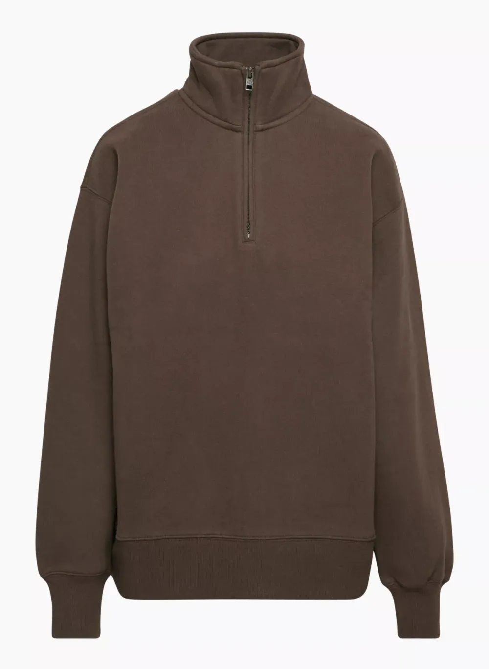 cozy fleece boyfriend 1/4 zip sweatshirt