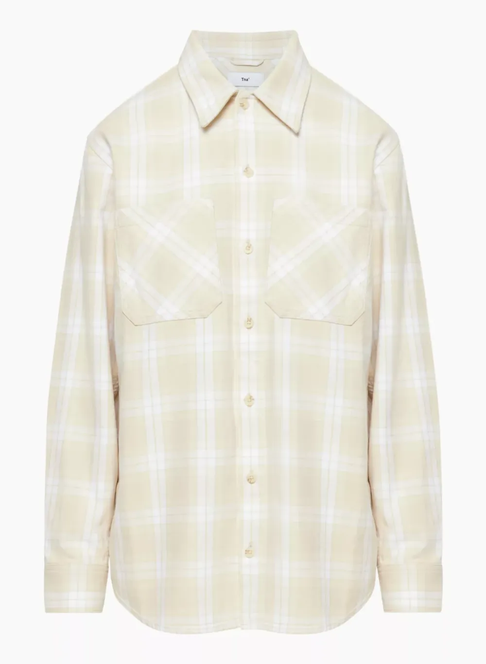 plaid oversized shirt