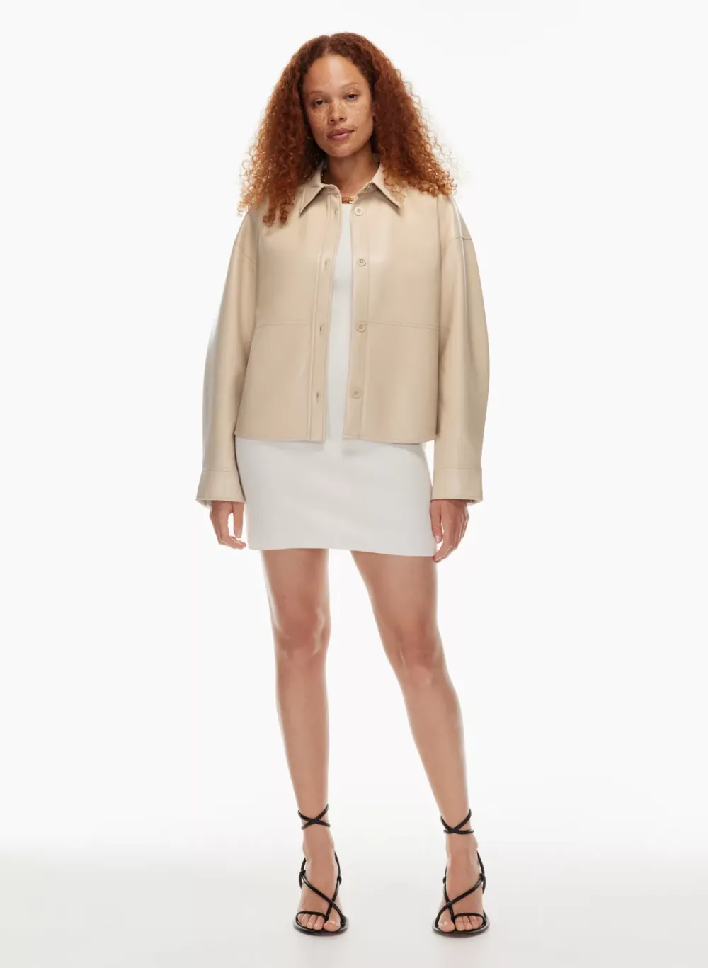 pelli hip shirt jacket