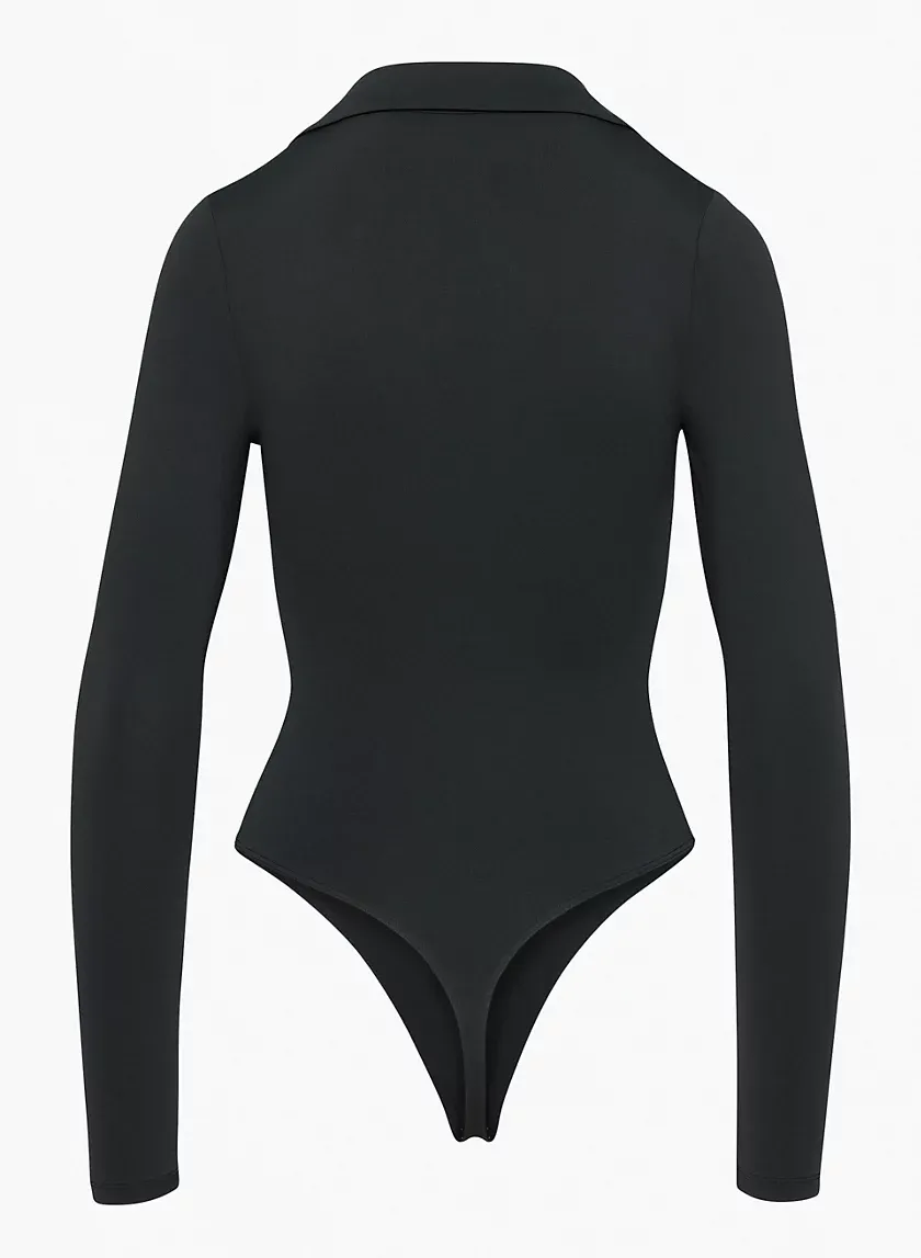contour polo longsleeve bodysuit