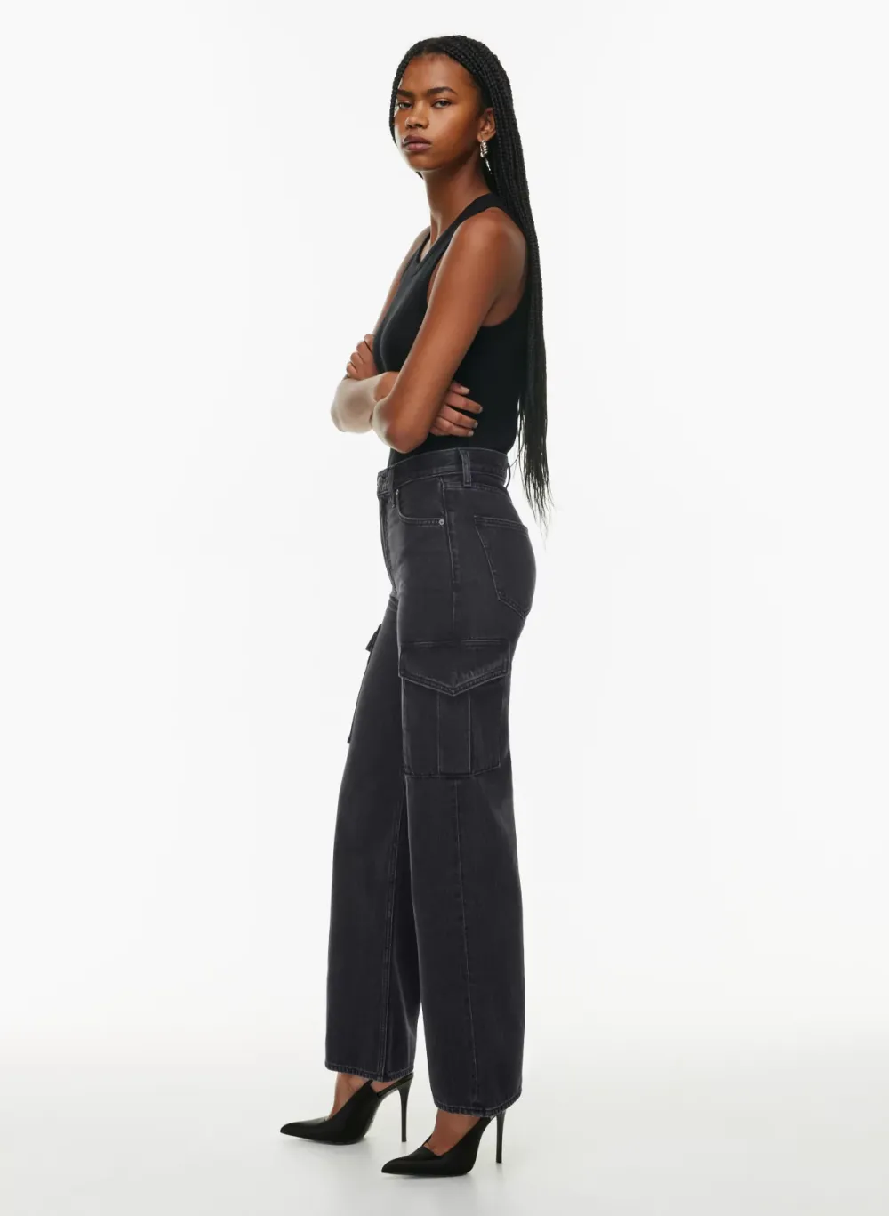 the farrah cargo hi-rise jean