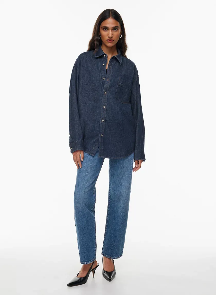 the '80s comfy denim shirt