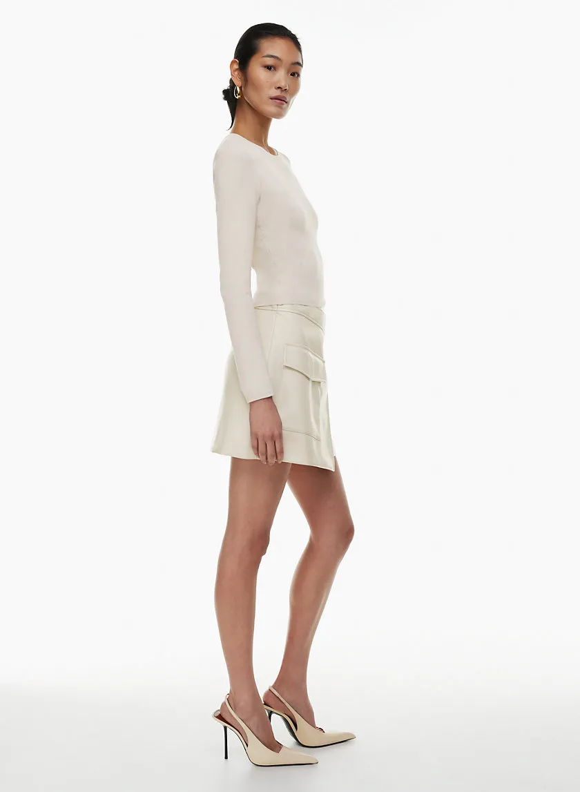 sculpt knit crew longsleeve