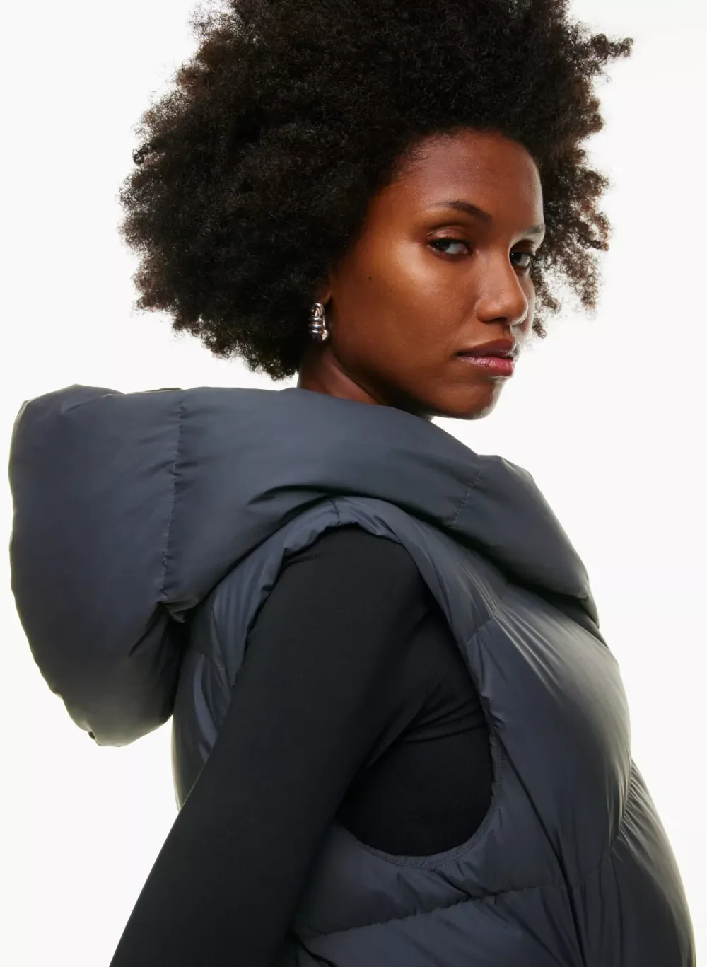 the duvet puffer vest