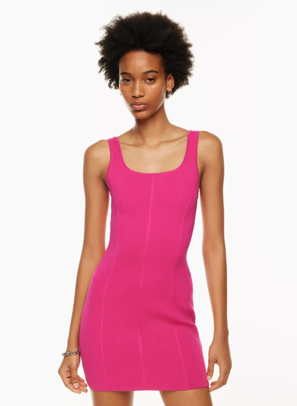 sculpt knit bustier dress