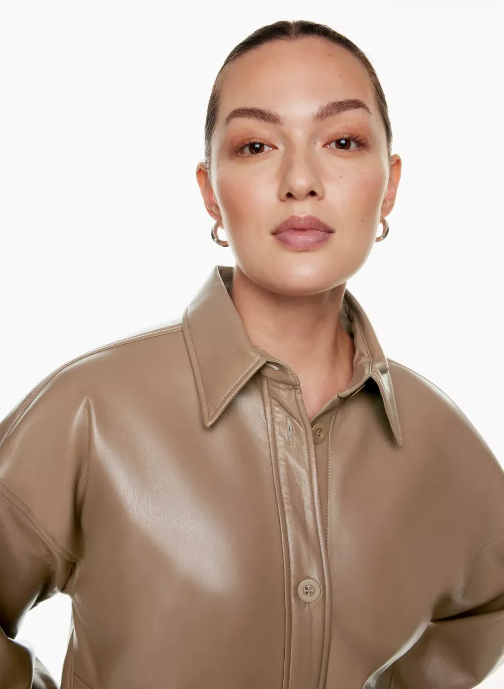 pelli hip shirt jacket