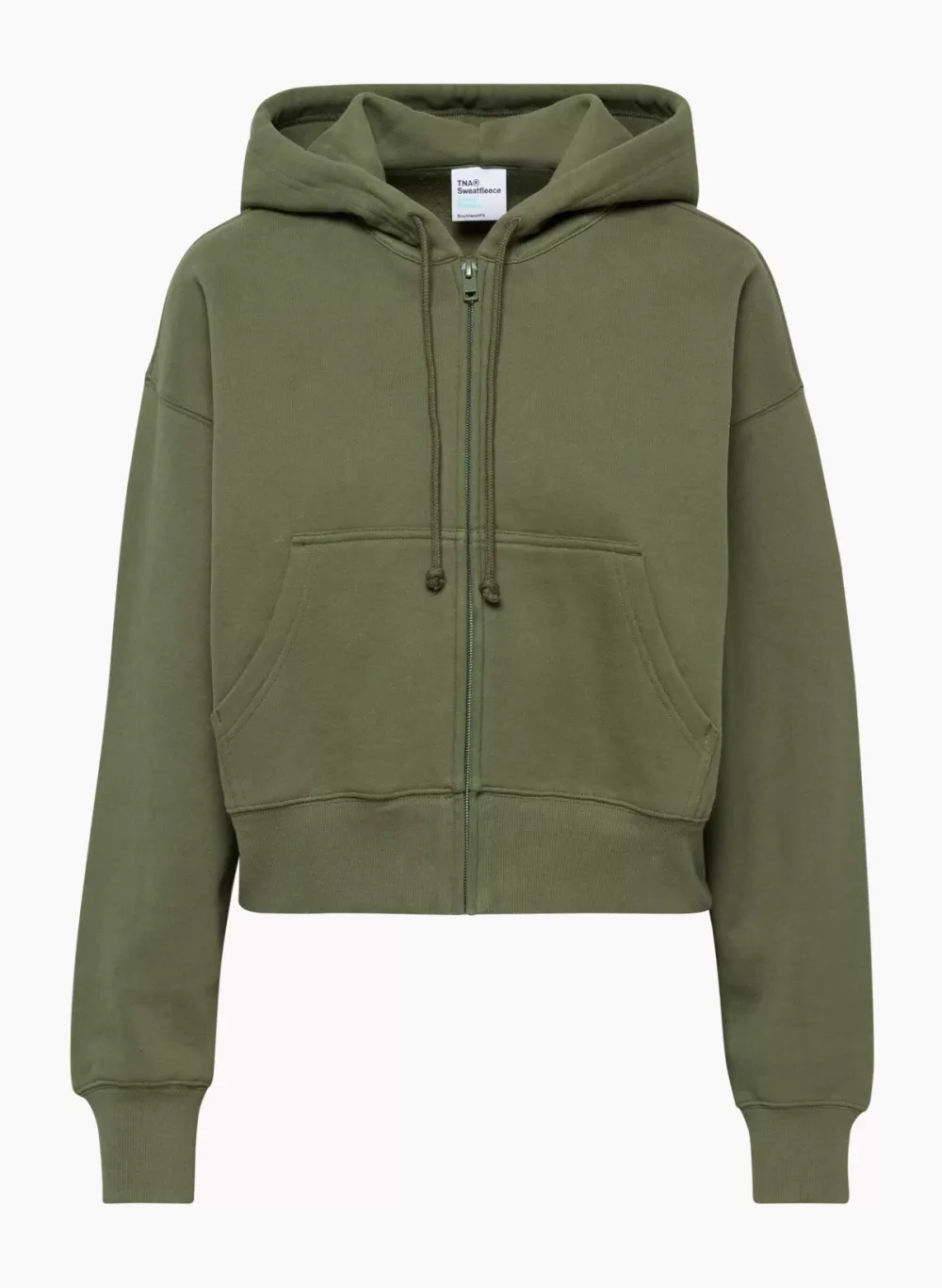 cozy fleece boyfriend boxy zip hoodie