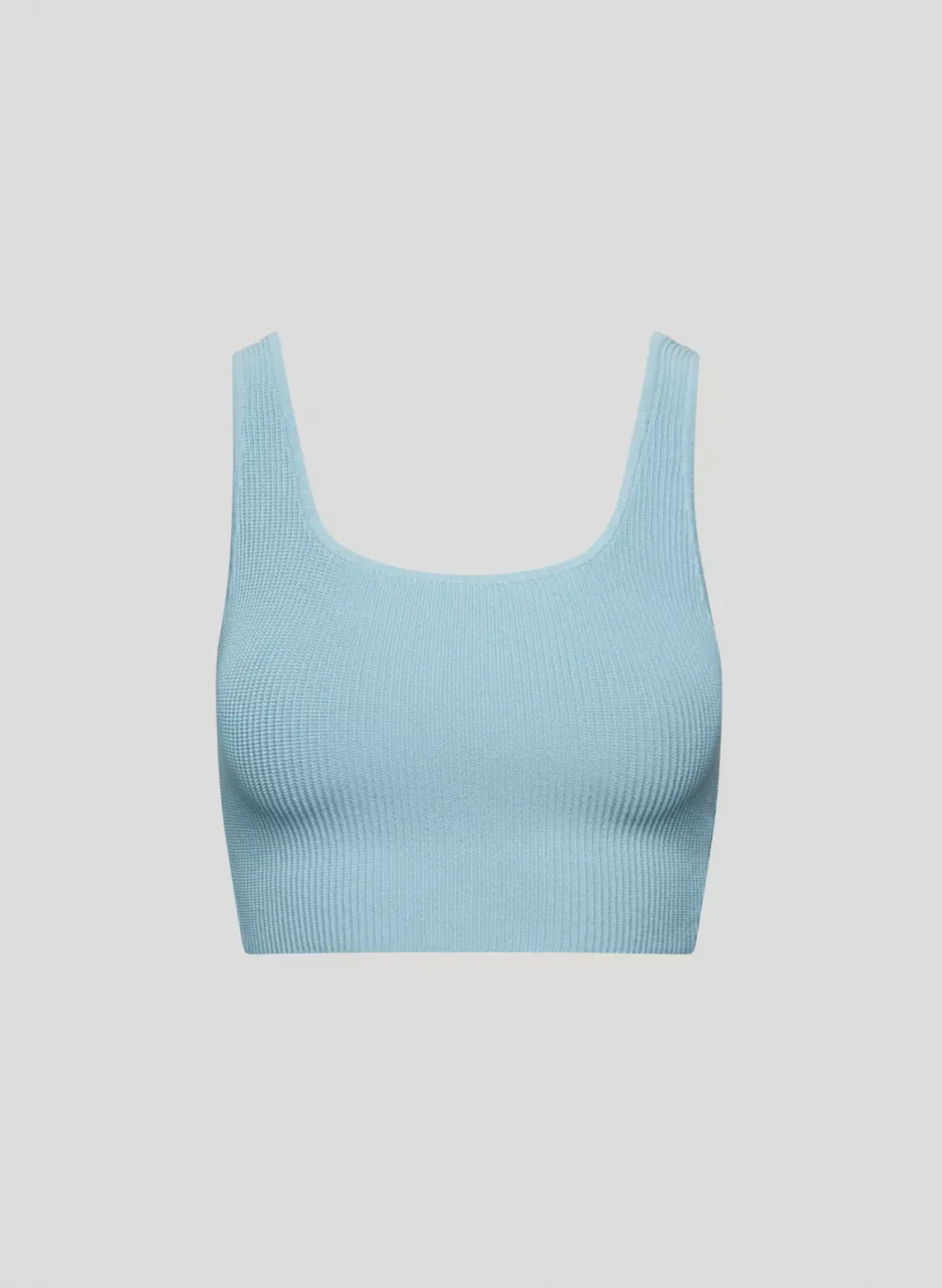 sculpt knit squareneck cropped tank