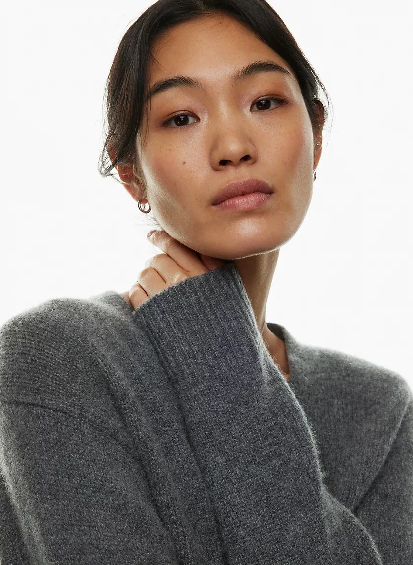 luxe cashmere parco sweater