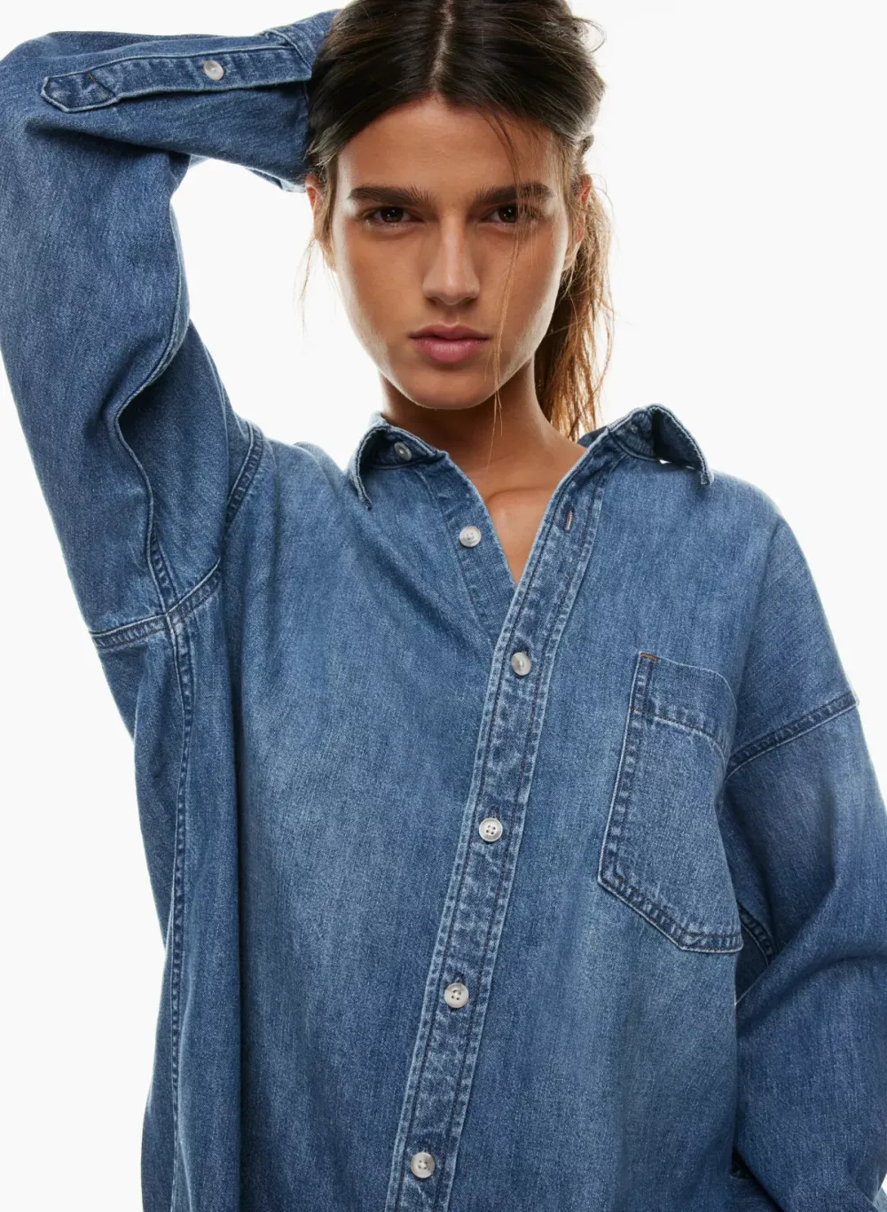 the '80s comfy denim shirt