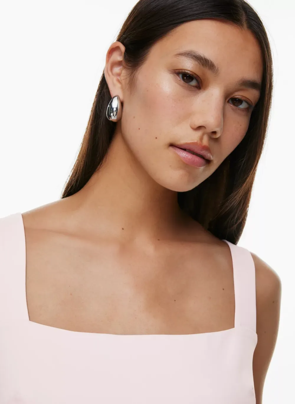 '90s slit midi dress