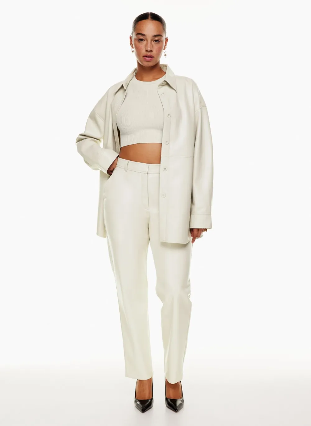 sculpt knit muscle cropped tank