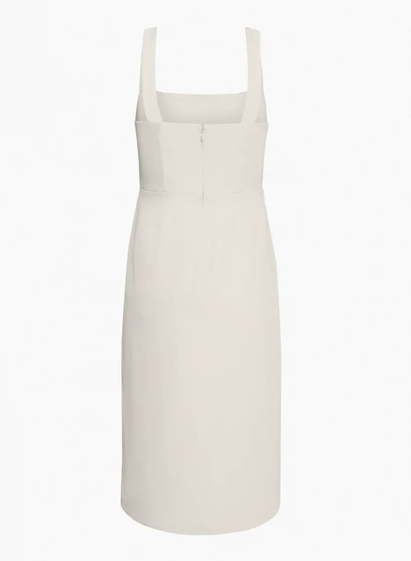 '90s slit midi dress