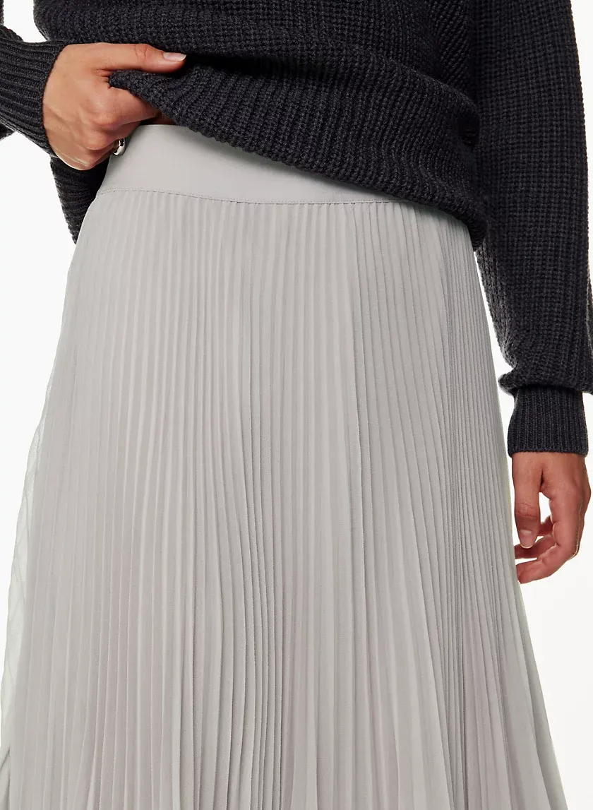 twirl midi skirt