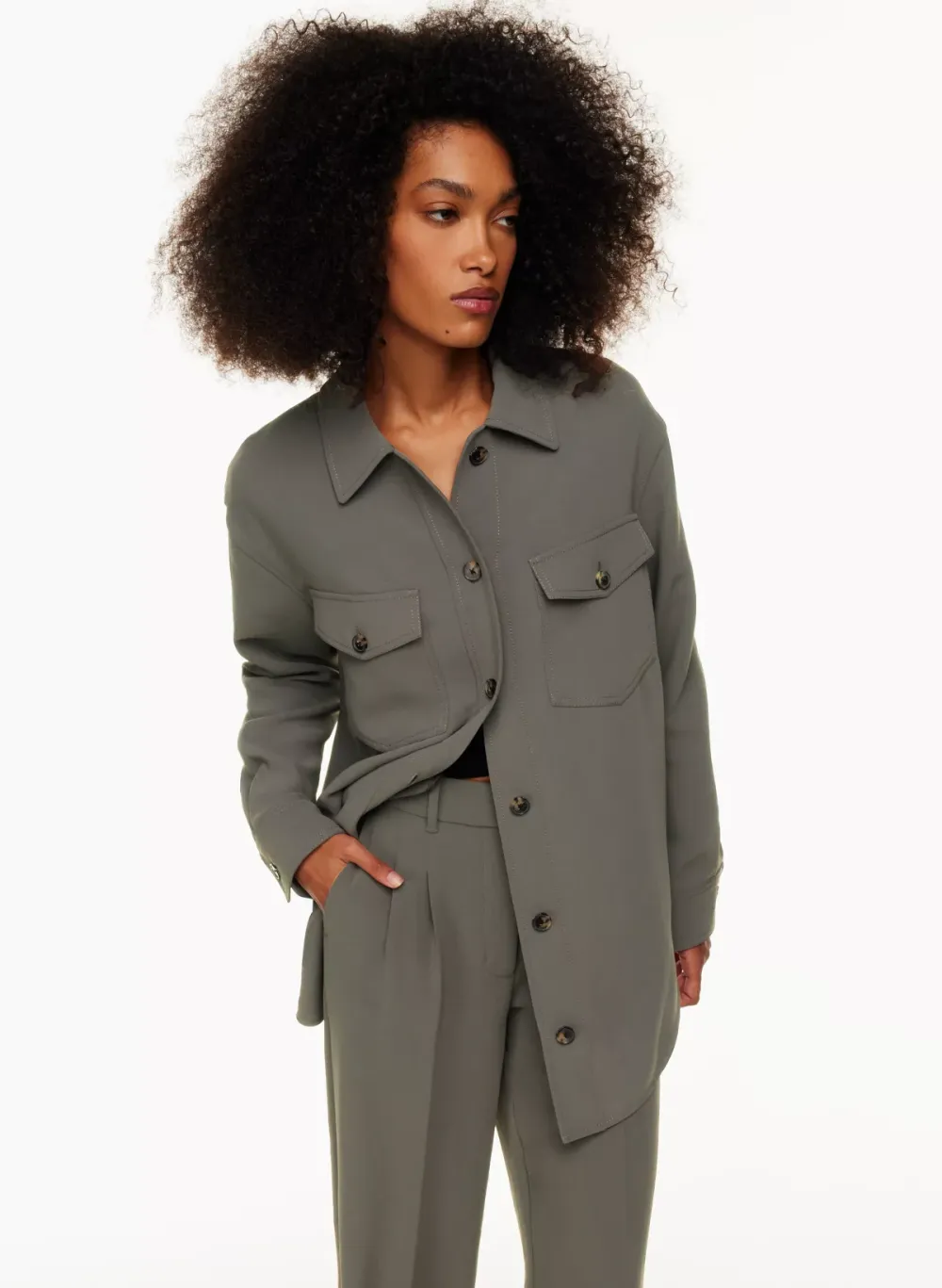 the gannaTM shirt jacket