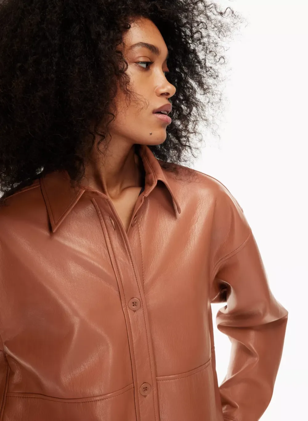 pelli hip shirt jacket