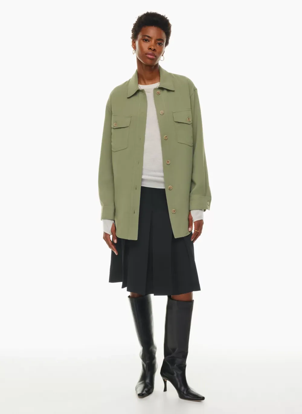 the gannaTM shirt jacket