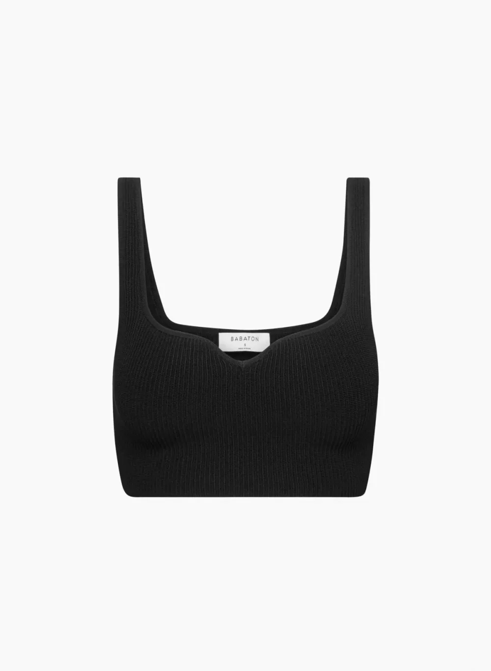 sculpt knit notch tank