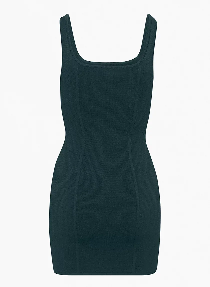 sculpt knit bustier dress