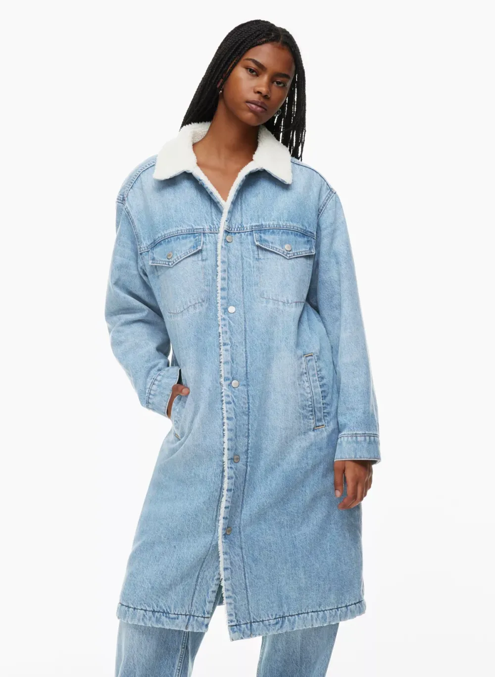 the '90s ali sherpa coat