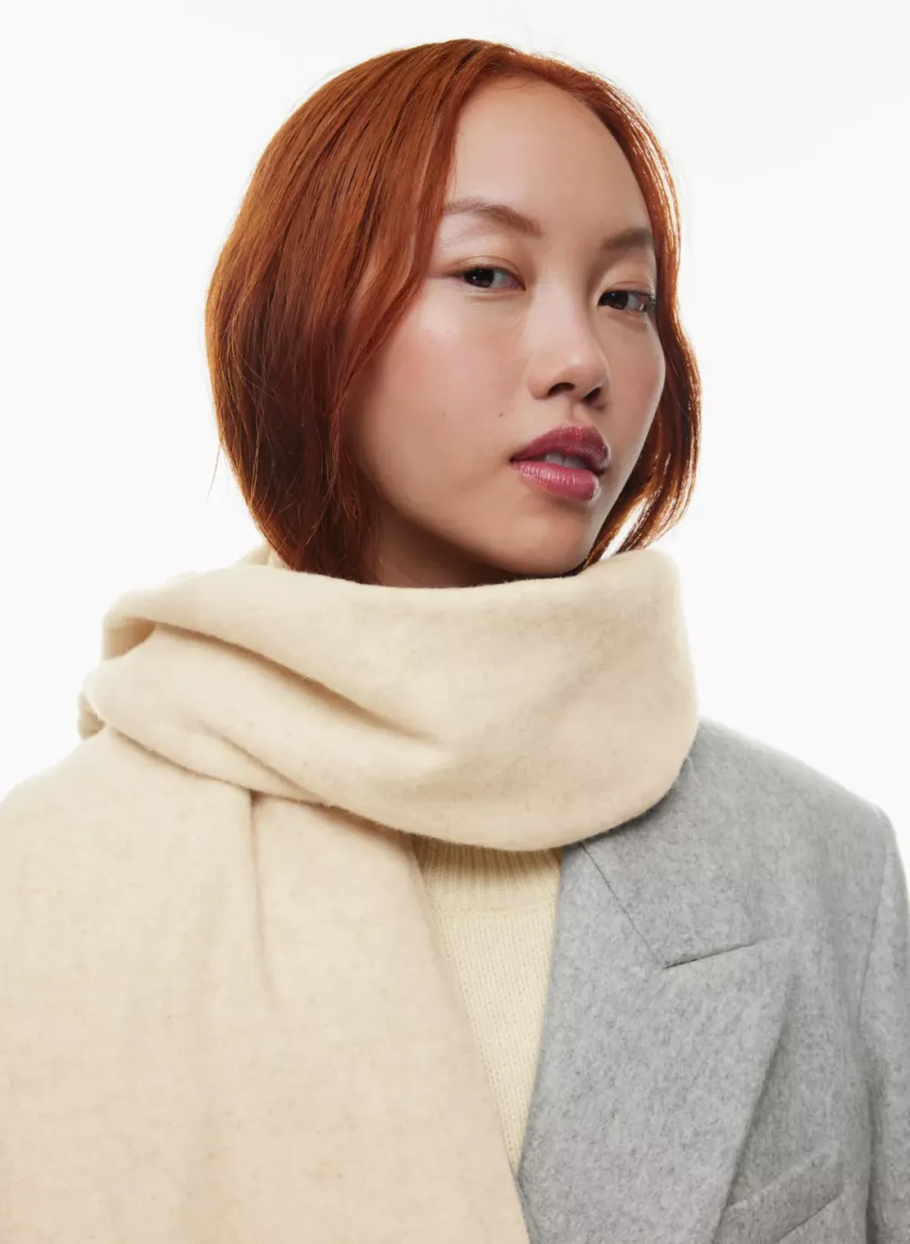 the classic slim scarf