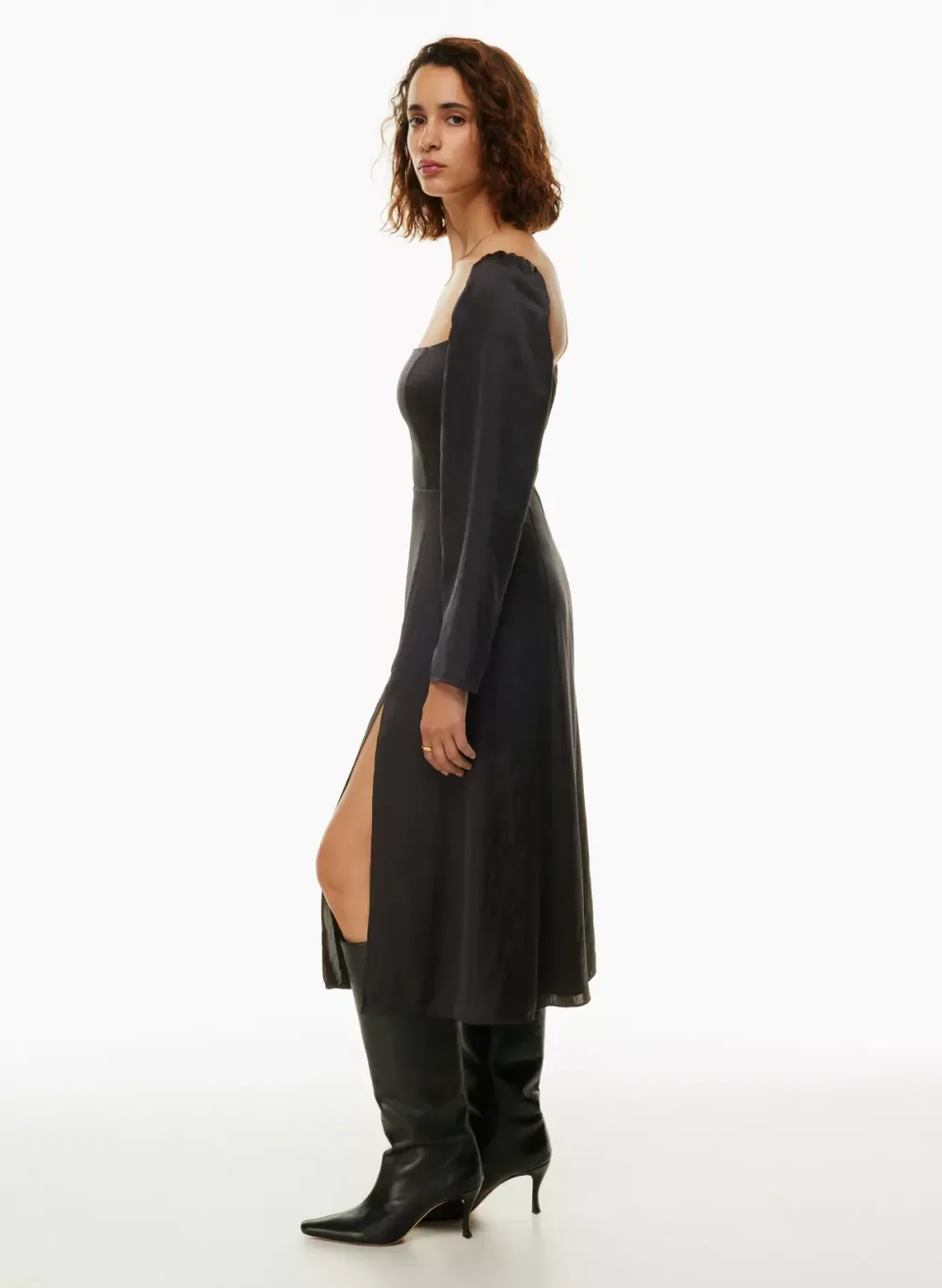 bridgerton satin dress