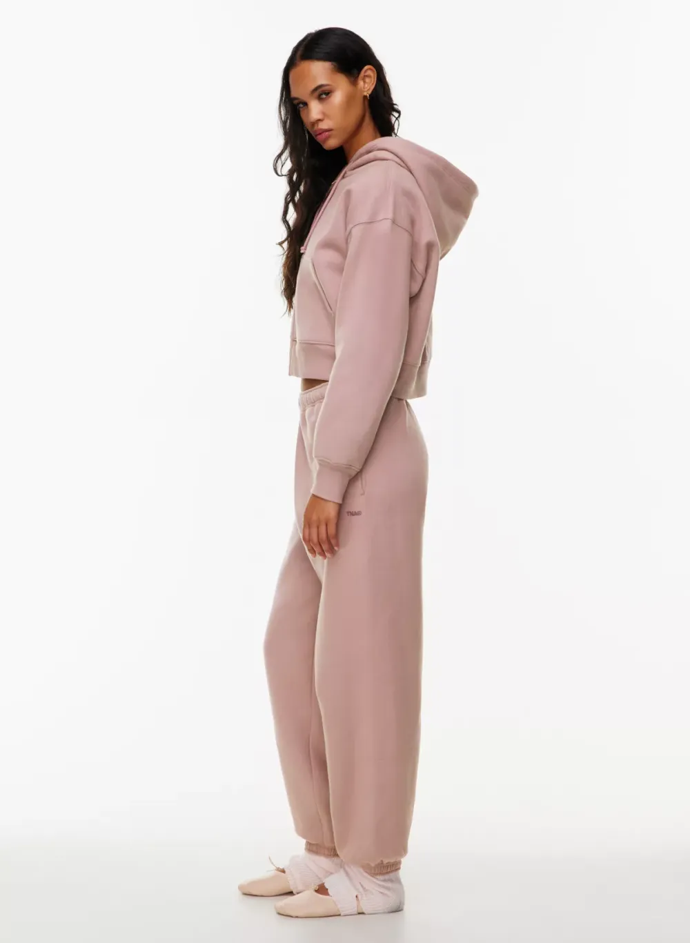 cozy fleece boyfriend boxy zip hoodie